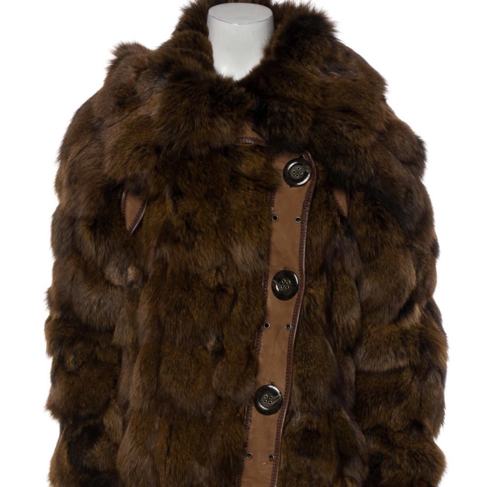 Roberto Cavalli Runway Rabit Fur
